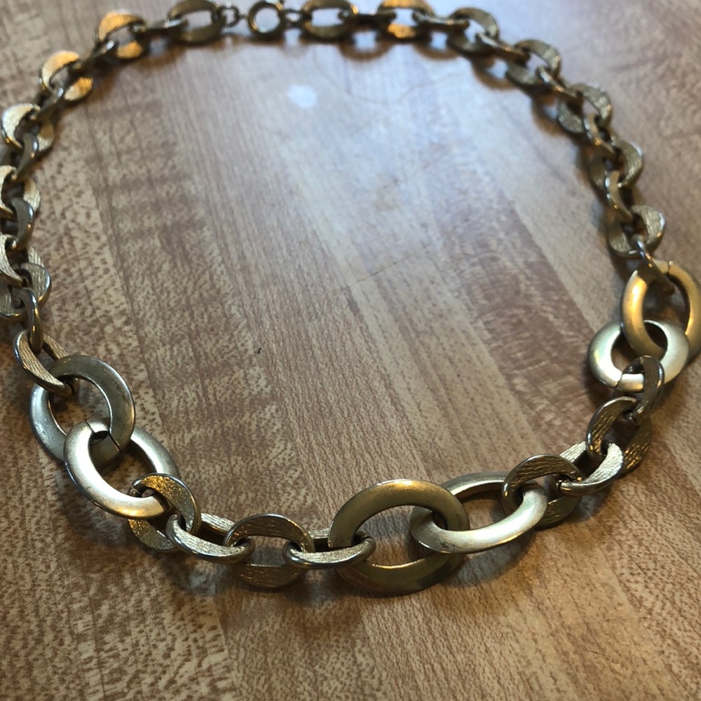 Vintage Short Gold Chain Necklace